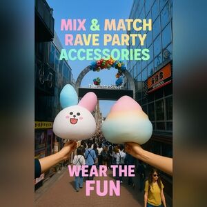 Mix And Match Glow Kawai Rave Party Jewelry.